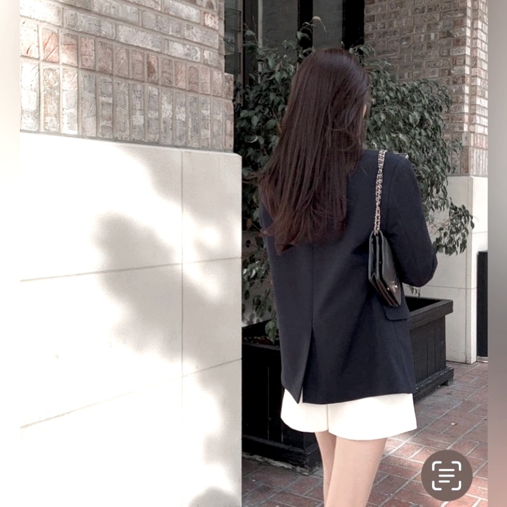 Theory Tailored Wool Blend Two Button Welt Pocket… - image 4